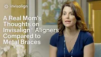 A Real Mom's thoughts on Invisalign® aligners compared to metal braces...